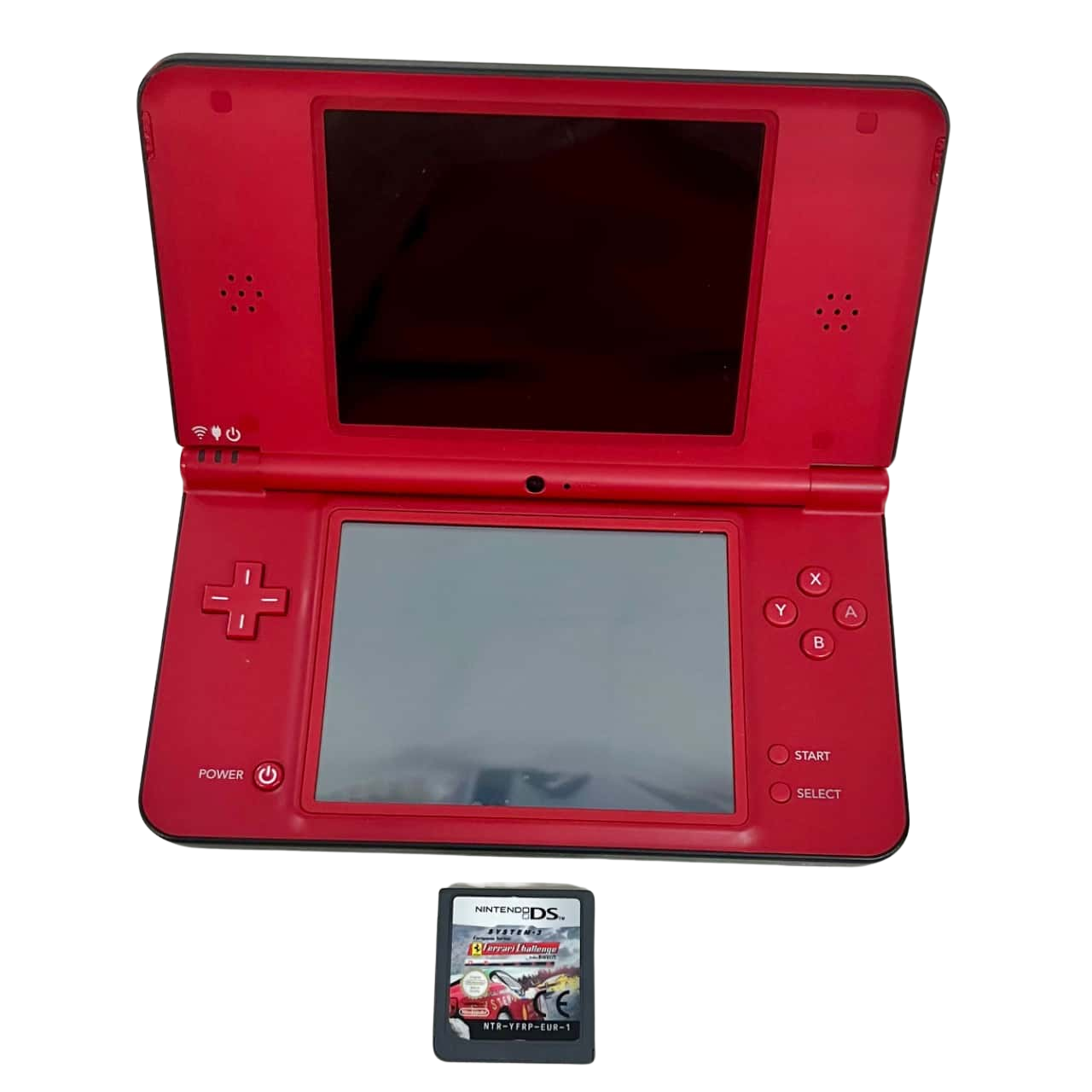 Red Nintendo DS XL With Ferrari Challenge Game Untested s 