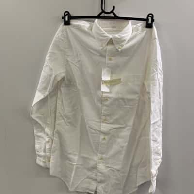 Uniqlo Mens  Size M Long Sleeve Shirt Cream 