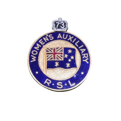 1973 Australian Womens Auxiliary RSL Association Pin