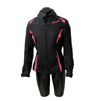 Dri Rider Womens  Size XS Biker Jacket Black  / Pink  