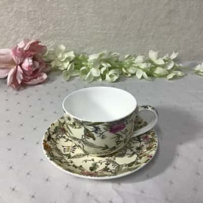 Maxwell & Williams Cashmere "Summmer Blossom" Fine Bone China Cup & Saucer