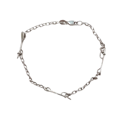  Women's Silver Spoon Bracelet 