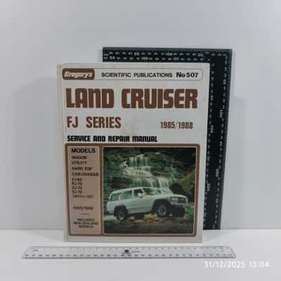 Gregory's Land Cruiser FJ Series 1985/1988 Service and Repair Manual Book 
