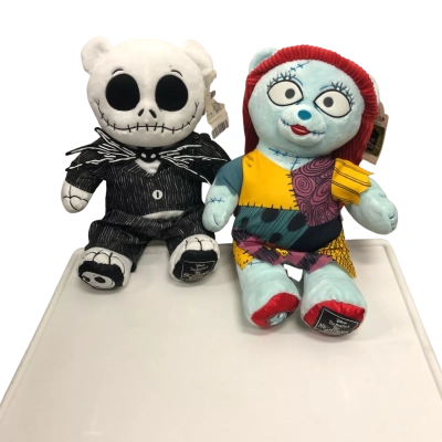 Build-a-Bear Jack Skellington and Sally Bears