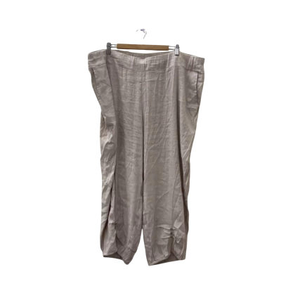 Taking Shape Womens  Size 24 Cropped Pants Beige 