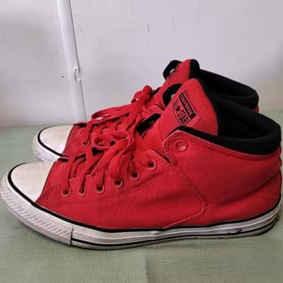 Mens Converse All Star Street Mid Sneakers – Red – Converse