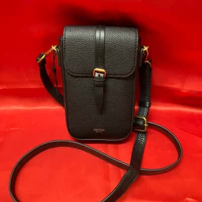 Oroton Black Leather Handbag New. 