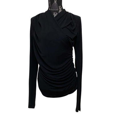 Witchery Womens  Size L - Long Sleeve Top Black  BNWT