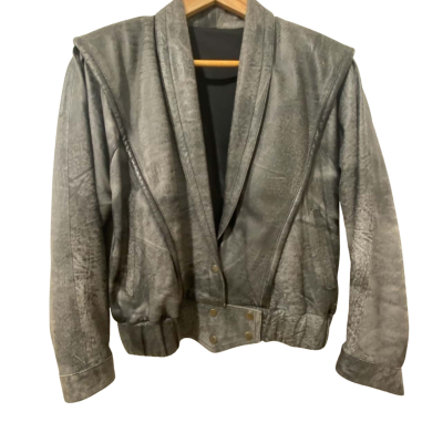 Jaguar Leather Biker Jacket. Size S. 