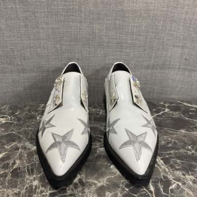 Coliac Womens  Size 38 White Star Shoes