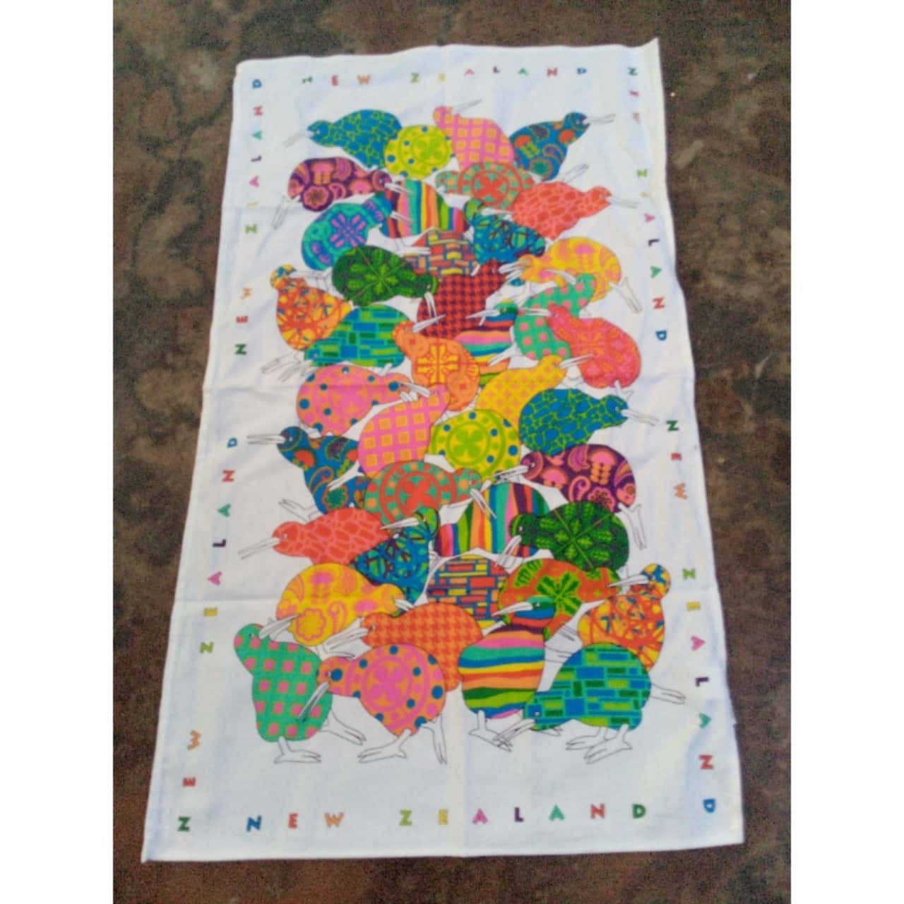 New Zealand Kiwi Bird Tea Towel 100 Cotton