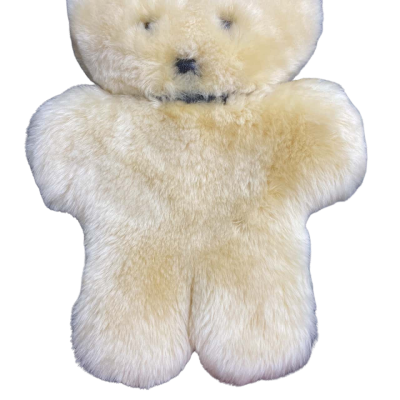 ‘Flat out’ lambs wool baby bear