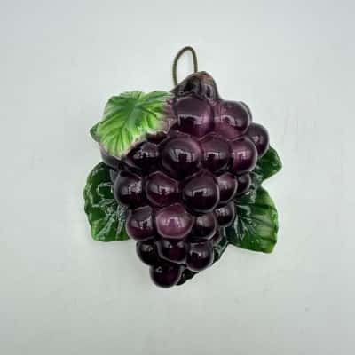Gorgeous Purple Grapes Wall Pocket 