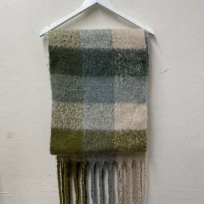 Decjuba Women's Scarf Blue / Cream / Green 