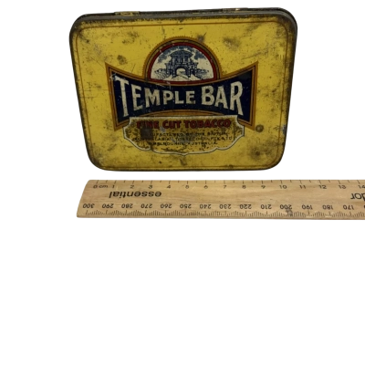 Temple Bar tobacco tin