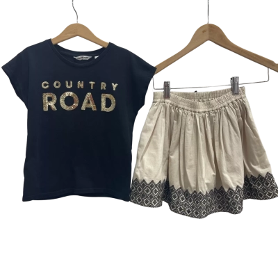 Country Road Kids Black & Gold Set Size 7 
