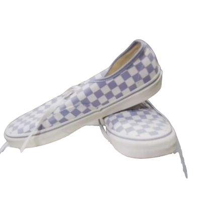 Vans Womens  Size 9 Checked / Purple / White 