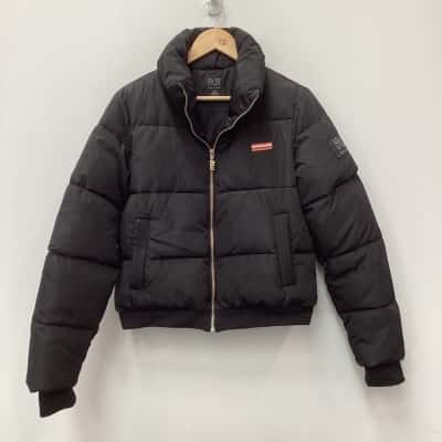 P.E Nation Puffer Jacket Black Size S  