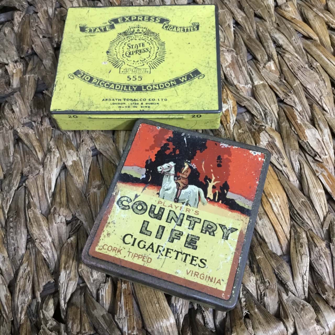 4 X Tobacco Tins REDUCED TO CLEAR(s)