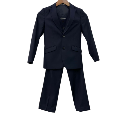 Fouger Kids  Size 10 Jacket suit Navy Blue 