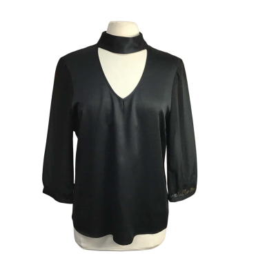 Review Womens  Size 16 Black Edina Top
