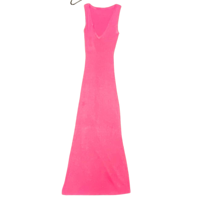 BNWT Dazie Size 10 Long, Gold Shimmering, Hot Pink Bodycon Dress