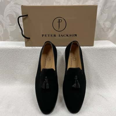 Peter Jackson Mens  Size 7 Black  / Brown 