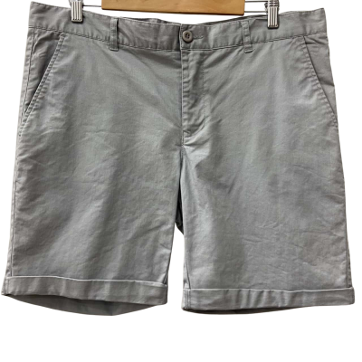 Kenji - Men's Chino Shorts in Light Grey - Size 36 