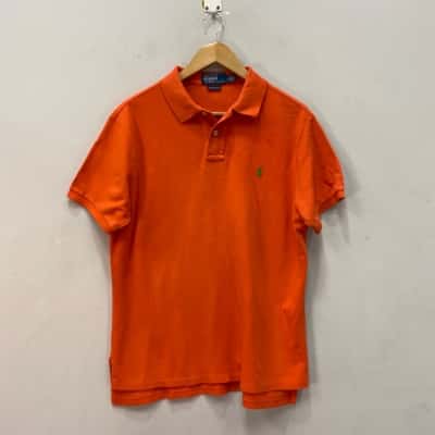 Polo Ralph Lauren Mens  Size L Polo Shirt Orange 