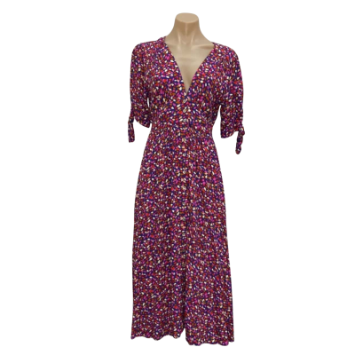 Mister Zimi Womens Size 8 pink Patterned Dress