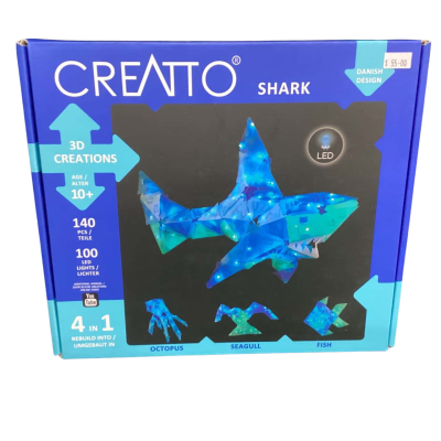 Creatto Shark 3D Creations with LED Lights