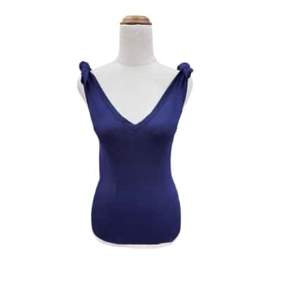 Zimmermann Womens Top Size 0 Navy Blue/Purple 