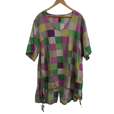 Taking Shape Womens  Size 20 Short Sleeve Shirt Multicoloured 