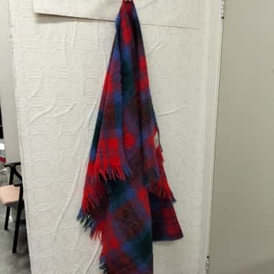 Mohair Throw Rug/ Picnic Blanket VGUC 