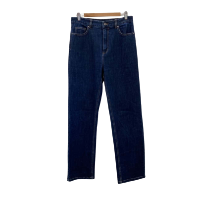 Trenery Womens  Size 10 Regular Fit Jeans Dark Blue 