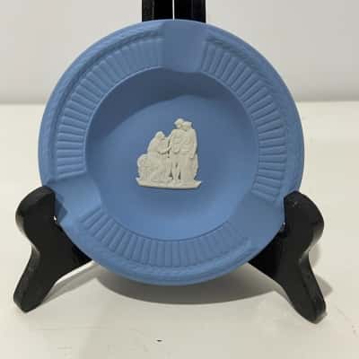 Wedgwood Jasperware Blue Trinket Dish