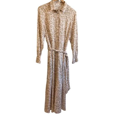 “Trenery” Womens long sleeve long dress-  Size 14 Animal print 