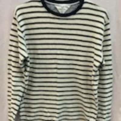  Chester Mens Size M Jumper / Pullover Navy Blue / White 
