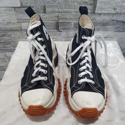 Converse Unisex  Size 8 / 9.5 Platforms Black  / Brown / White 