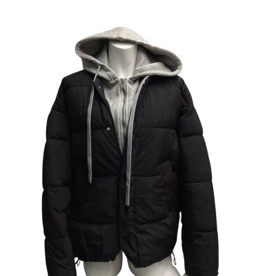 Zara Womens  Size S Puffer Jacket Black  / Grey 