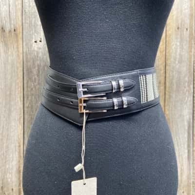 Veronika Maine leather belt size small 74cm