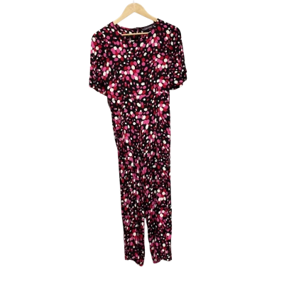 Mister Zimi Womens  Size 10 Jumpsuit Black  / Pink  / White 
