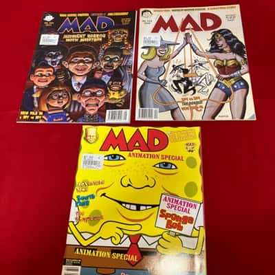 Mad Magazine Lot – 3 Collectible Issues!