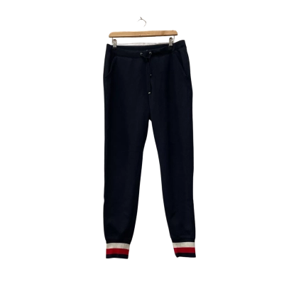 Tommy Hilfiger Womens  Size L Track Pants Navy Blue / Red / White 