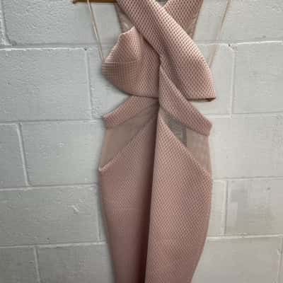 KENDALL & KYLIE Womens  Size 10 Maxi Dress Peach 