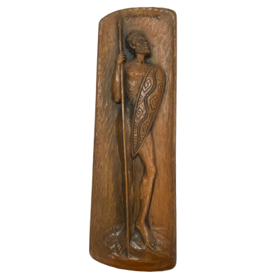 Australian Indigenous ary wooden carving