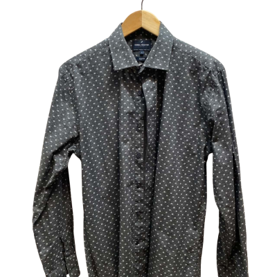Daniel Hechter Mens  Size L Grey Pattern Shirt