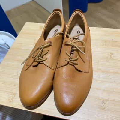 Hush Puppies Womens Shoes Size 8 Loafers Brown 