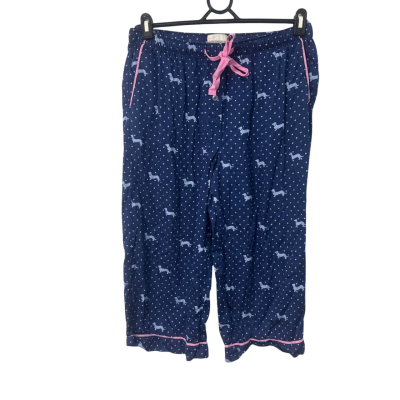Peter Alexander  Size L Blue 3/4 leg Pj bottoms