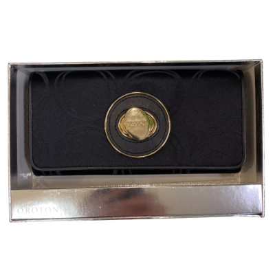 Oroton Womens Purse Black  / Gold 